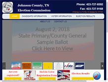 Tablet Screenshot of jctnvote.com